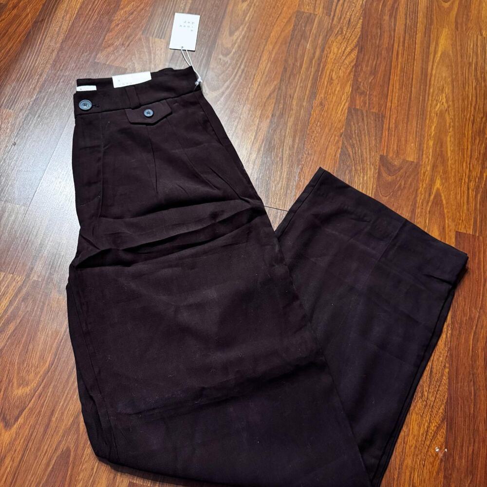 Chic dark chocolate brown tailored
